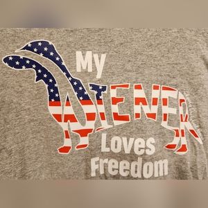 Freedom Dachshund Tshirt